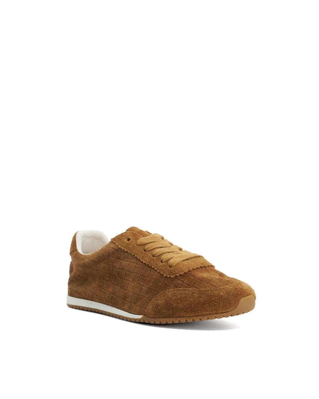 Dune Brown Elora Lace-Up Low-Top Trainers