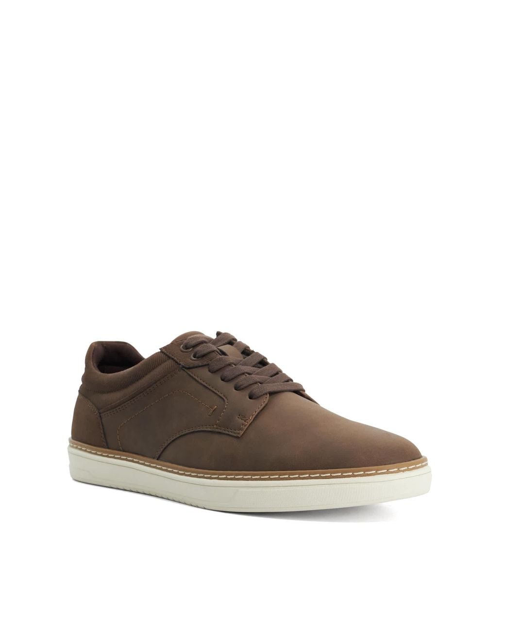 Dune Brown Teo Lace-Up Low-Top Trainers for men