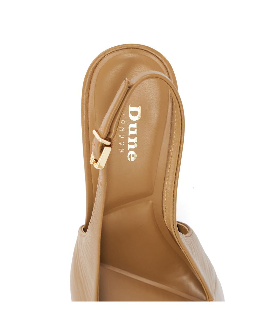 Dune Metallic Cai Slingback Court Shoes