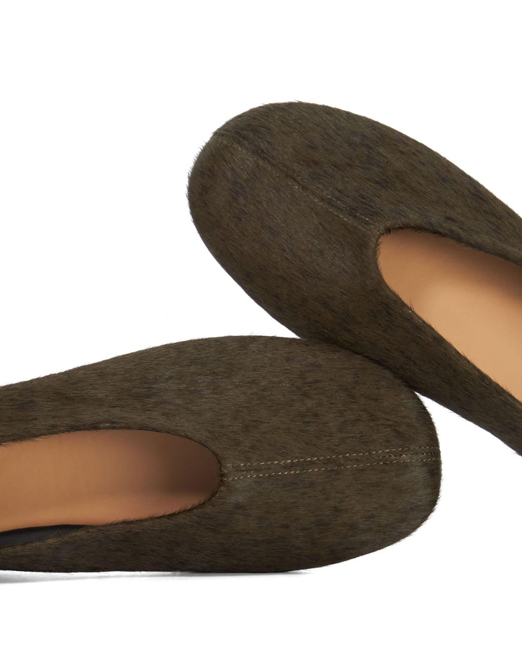 Dune Black Highway Round-Toe Ballet Flats
