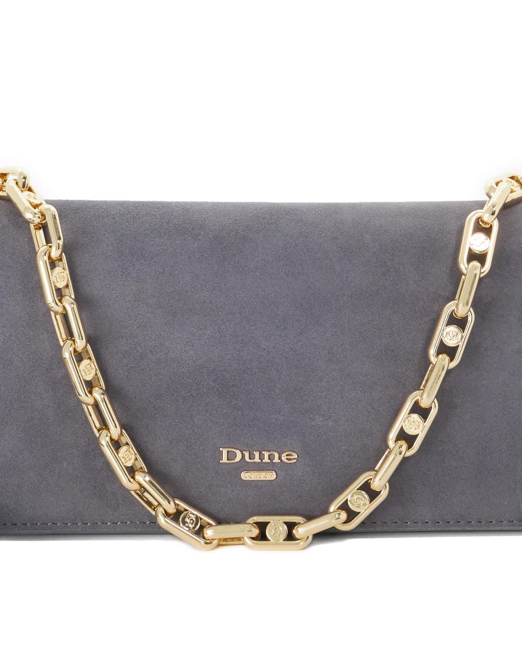 Dune Gray Bemuse Multi-Strap Shoulder Bag