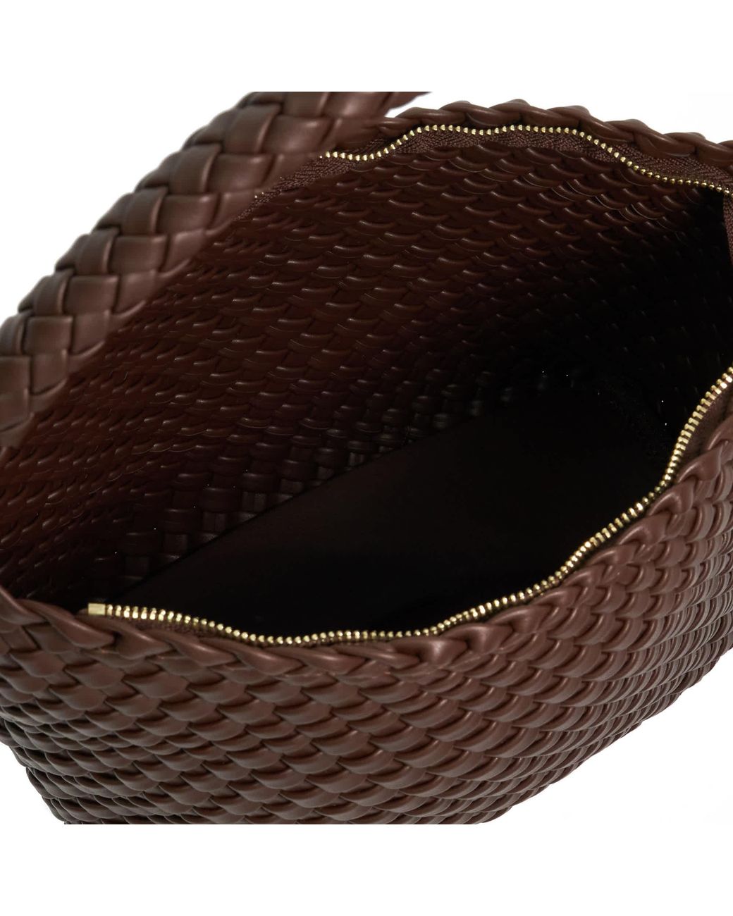 Dune Brown Deliberate M Woven Shoulder Bag