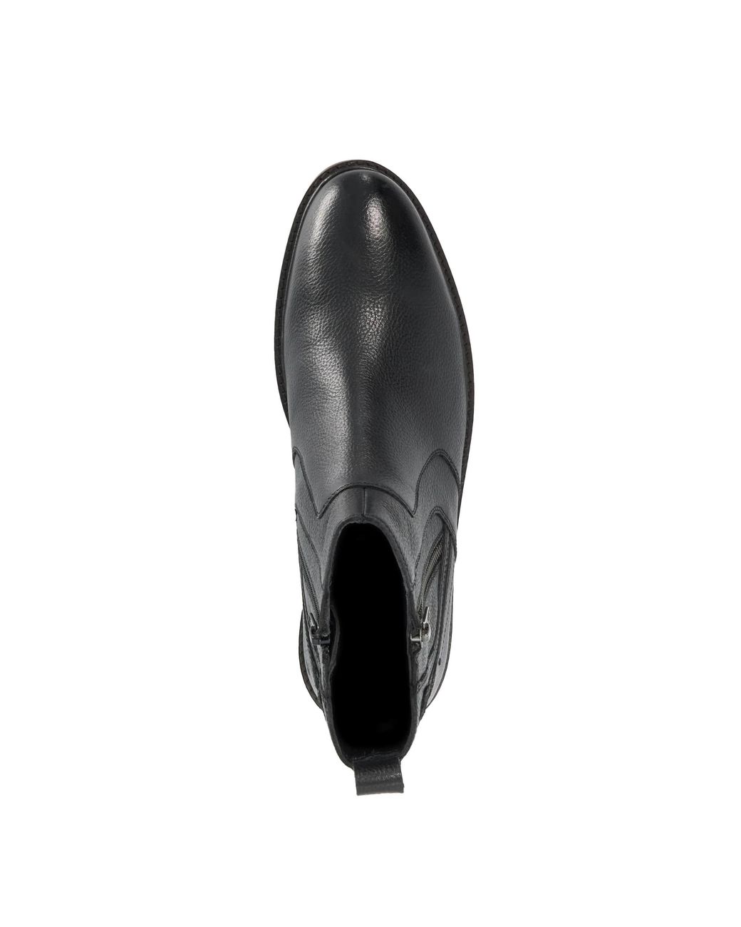 Dune Black Scouter Zip-Detail Ankle Boots for men