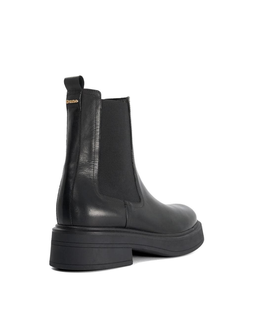 Dune Black Pixx Slip-On Ankle Boots