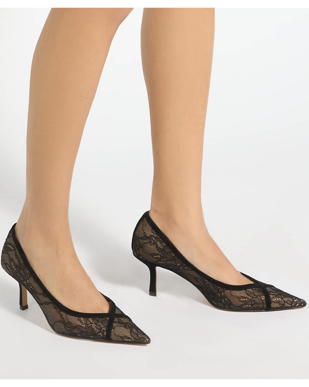 Dune Metallic Ascend Pointed-Toe Court Shoes