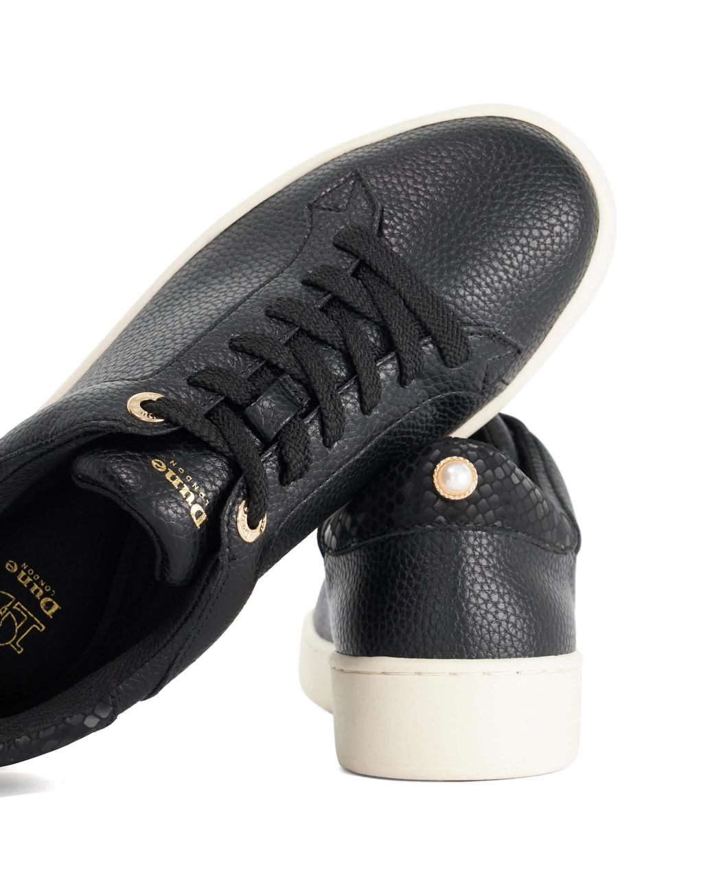 Dune Blue Emba Lace-Up Trainers