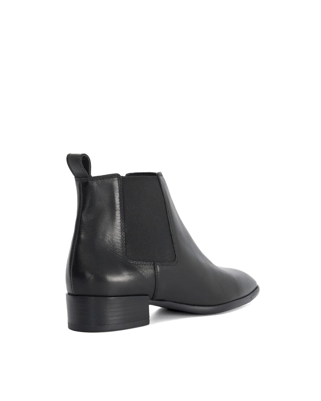 Dune Black Pinni Slip-On Ankle Boots