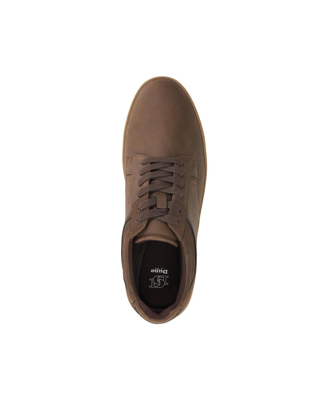 Dune Brown Teo Lace-Up Low-Top Trainers for men