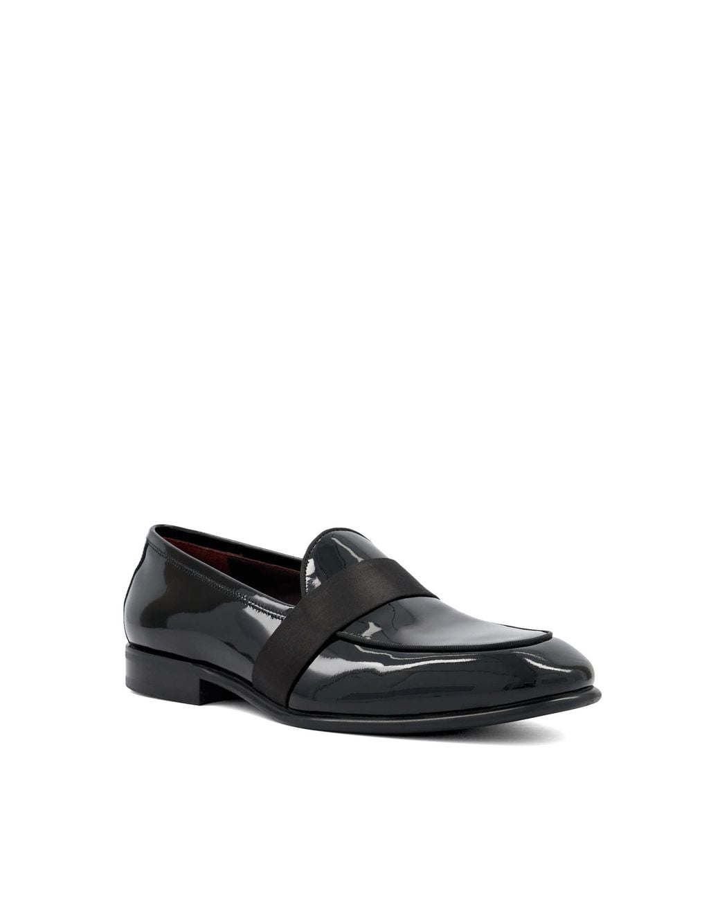 Dune Black Sterlings Grosgrain-Trim Loafers for men