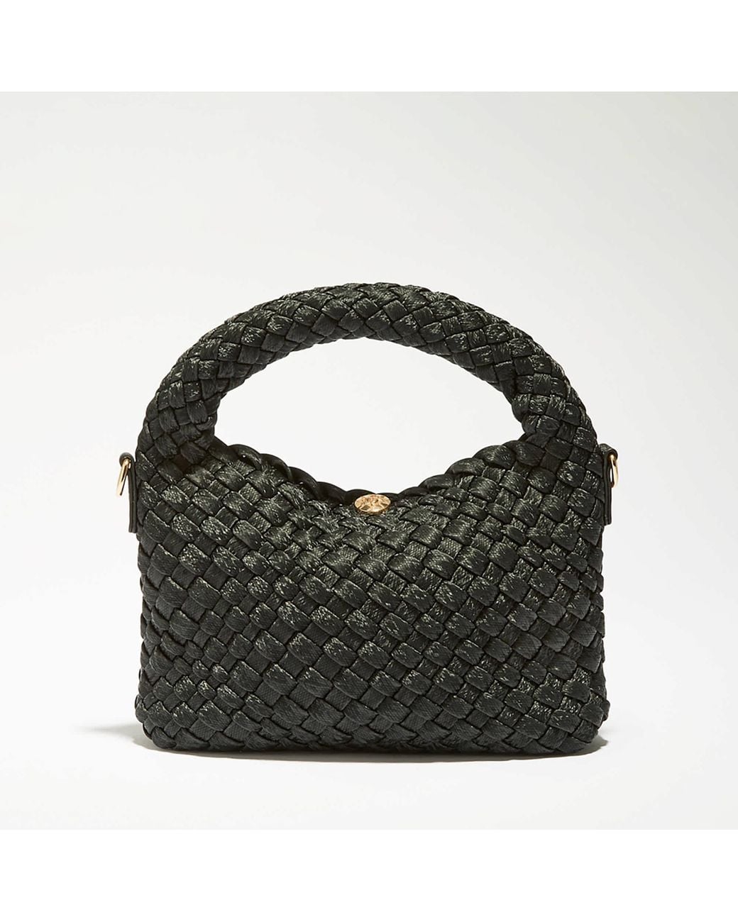 Dune Black Dinkydeliberate Mini Woven Grab Bag