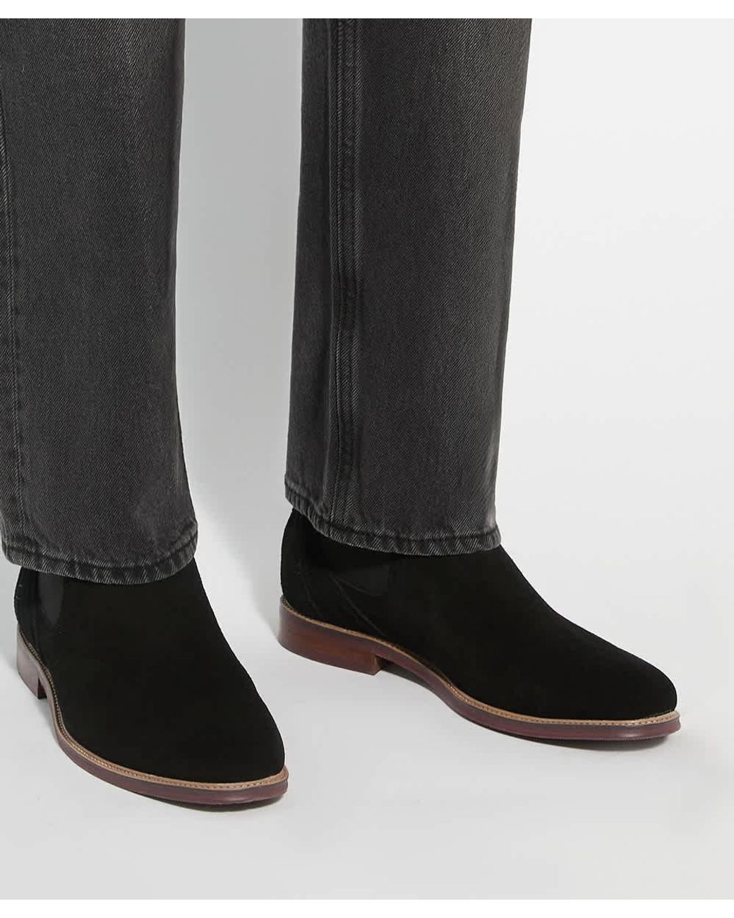 Dune Black Mckinley Formal Leather Chelsea Boots for men