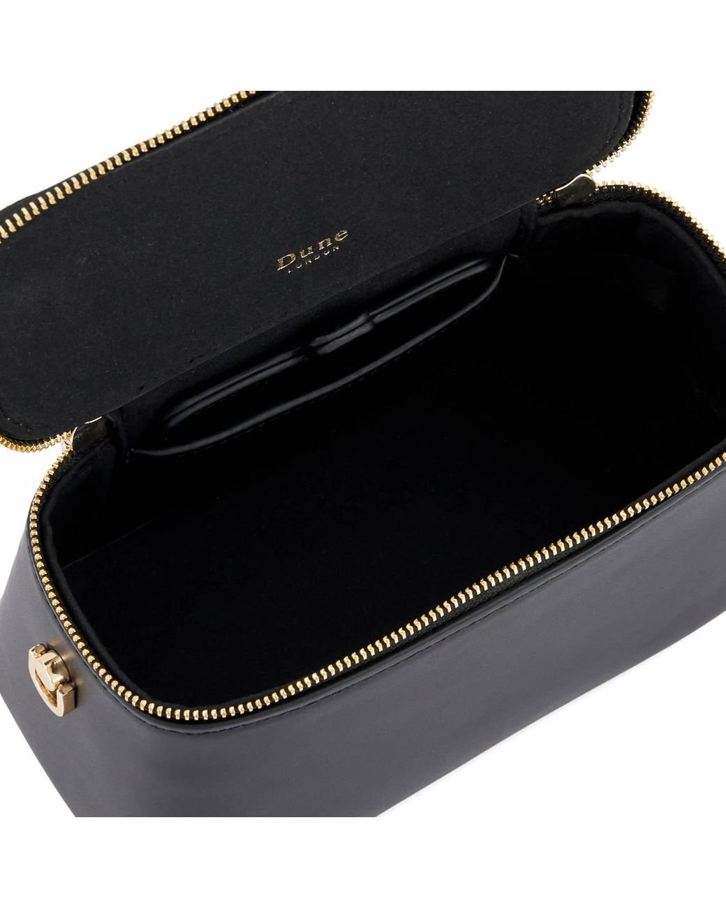 Dune Black Successful Mini Vanity Bag
