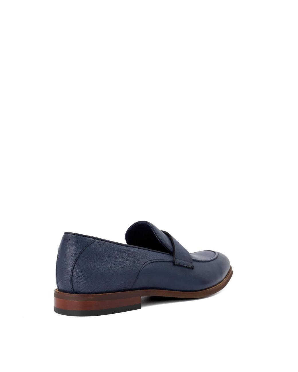 Dune Blue Staten Slip-On Penny Loafers for men