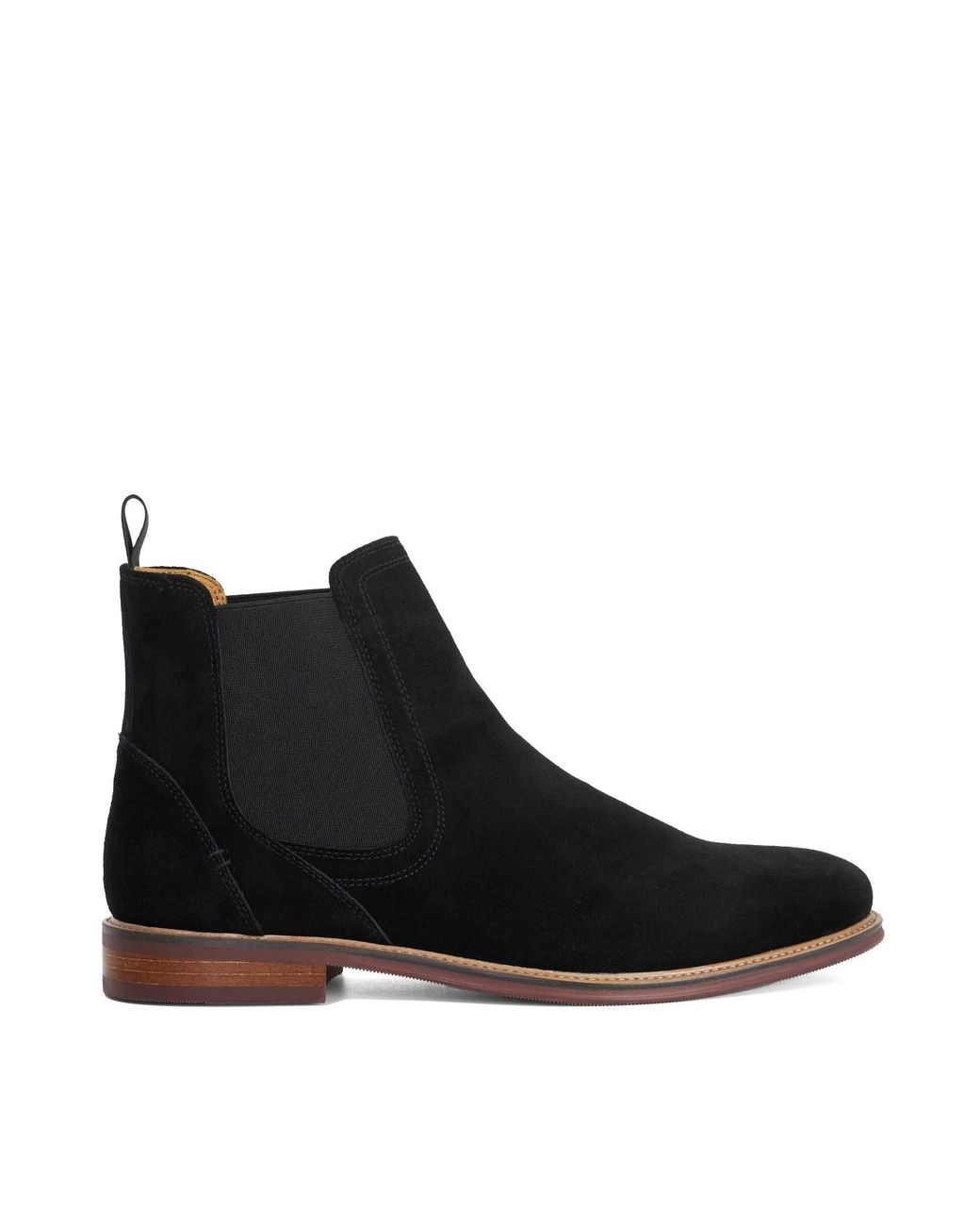 Dune Black Mckinley Formal Leather Chelsea Boots for men