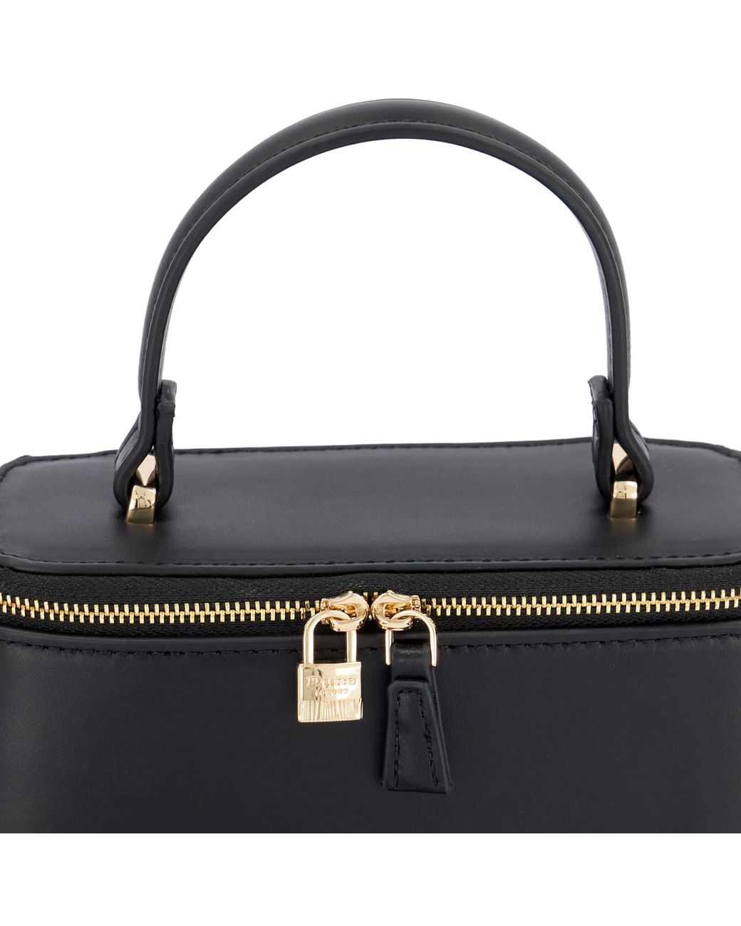 Dune Black Successful Mini Vanity Bag
