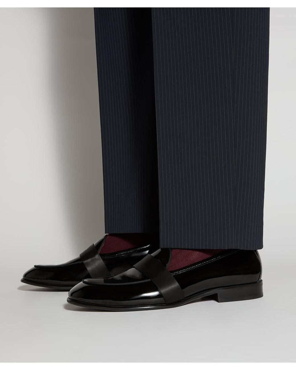 Dune Black Sterlings Grosgrain-Trim Loafers for men