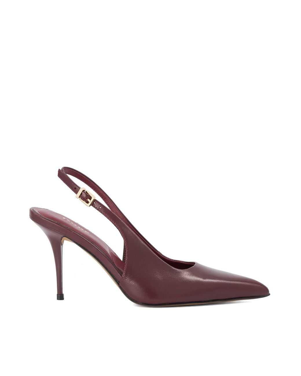 Dune Purple Cai Slingback Court Shoes