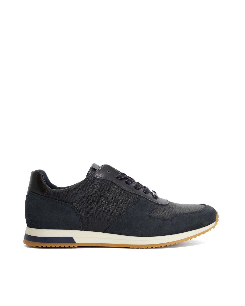 Dune Blue Trusting Lace-Up Low-Top Trainers for men