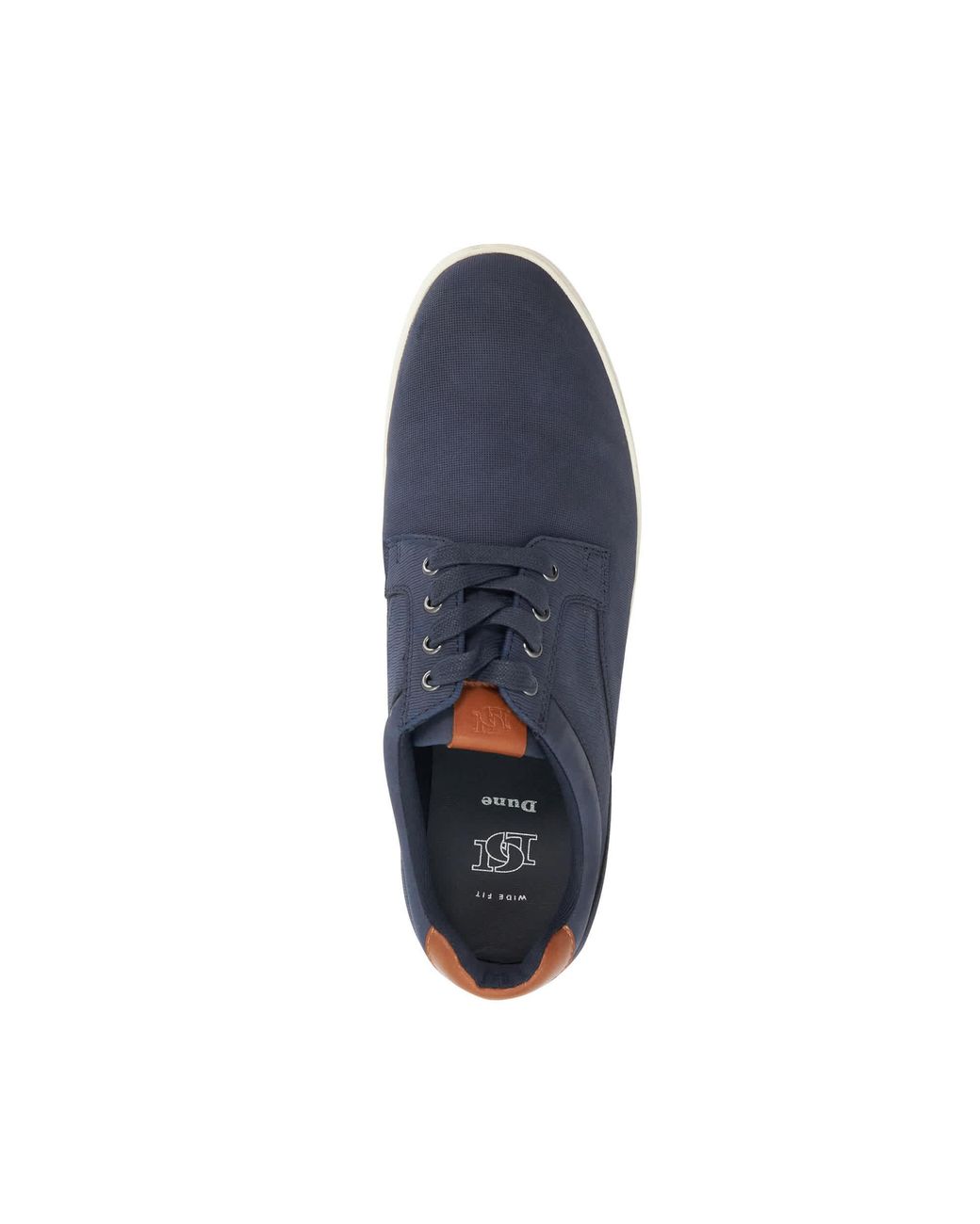 Dune Blue Tommus Lace-Up Trainers for men