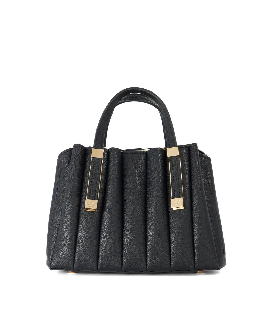 Dune Black Dinkydolly Pleated Top-Handle Bag