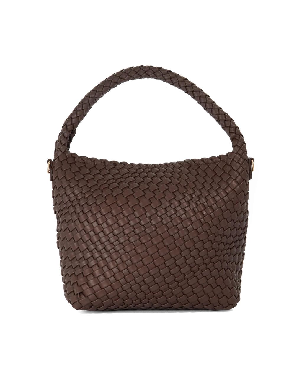 Dune Brown Deliberate M Woven Shoulder Bag
