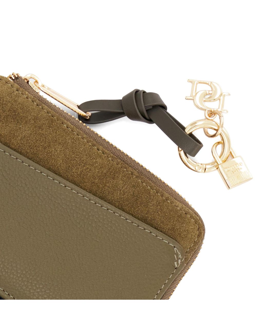 Dune Green Kinder Compact Zip-Around Wallet