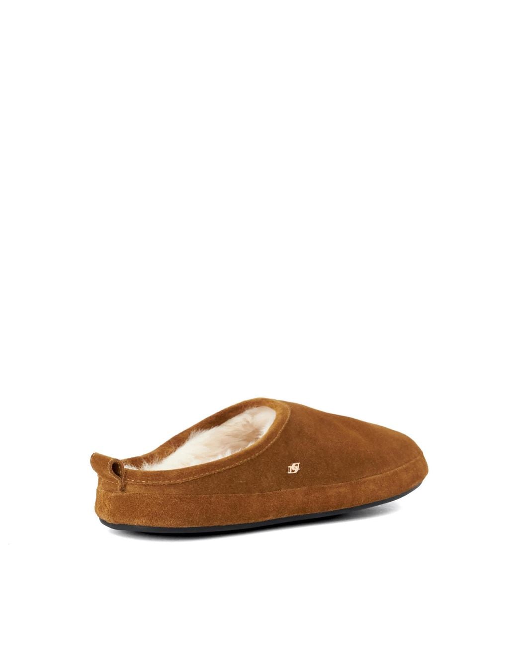 Dune Brown Warmth Faux Shearling-Lined Slippers