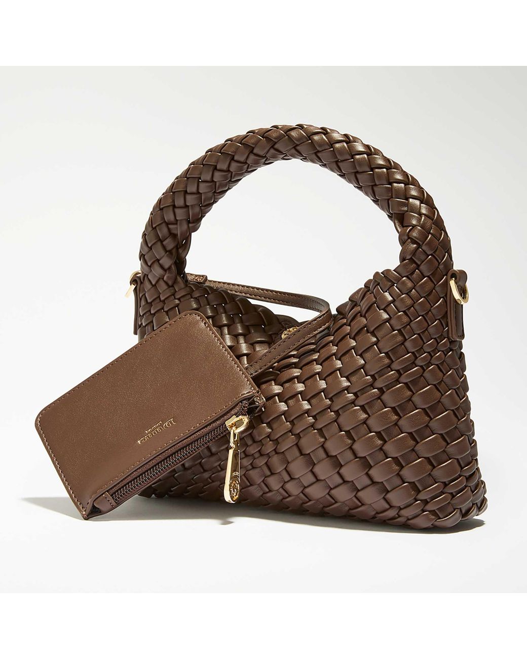 Dune Brown Dinkydeliberate Mini Woven Grab Bag