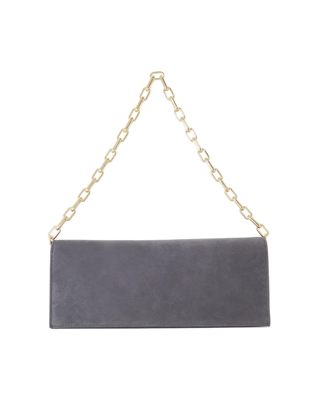 Dune Gray Bemuse Multi-Strap Shoulder Bag