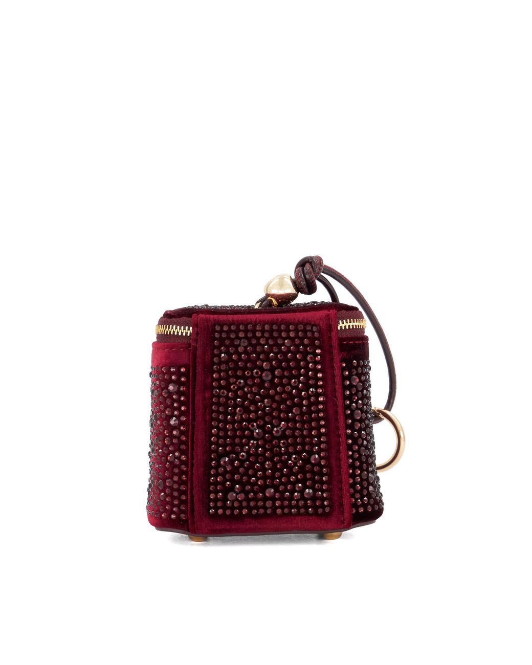 Dune Red Surround Mini Vanity Bag