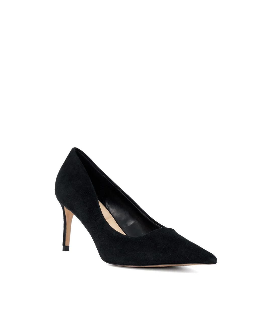 Dune Black Affirming Stiletto-Heel Court Shoes