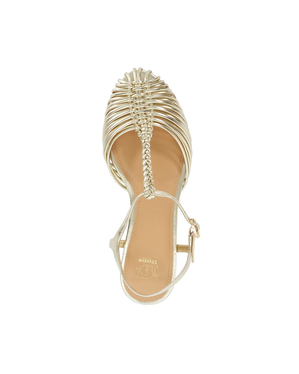 Dune Natural Harmoni Braided Ballet Flats