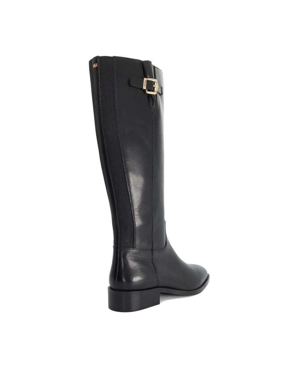 Dune Black Wf Tali Buckle-Detail Knee-High Boots