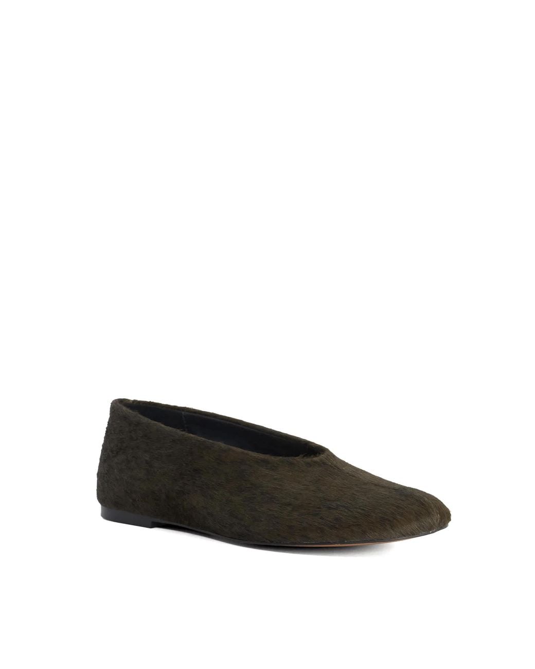 Dune Black Highway Round-Toe Ballet Flats
