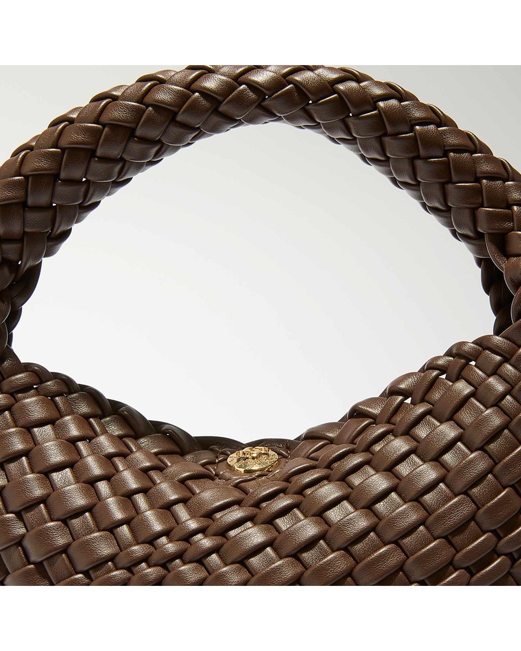 Dune Brown Dinkydeliberate Mini Woven Grab Bag