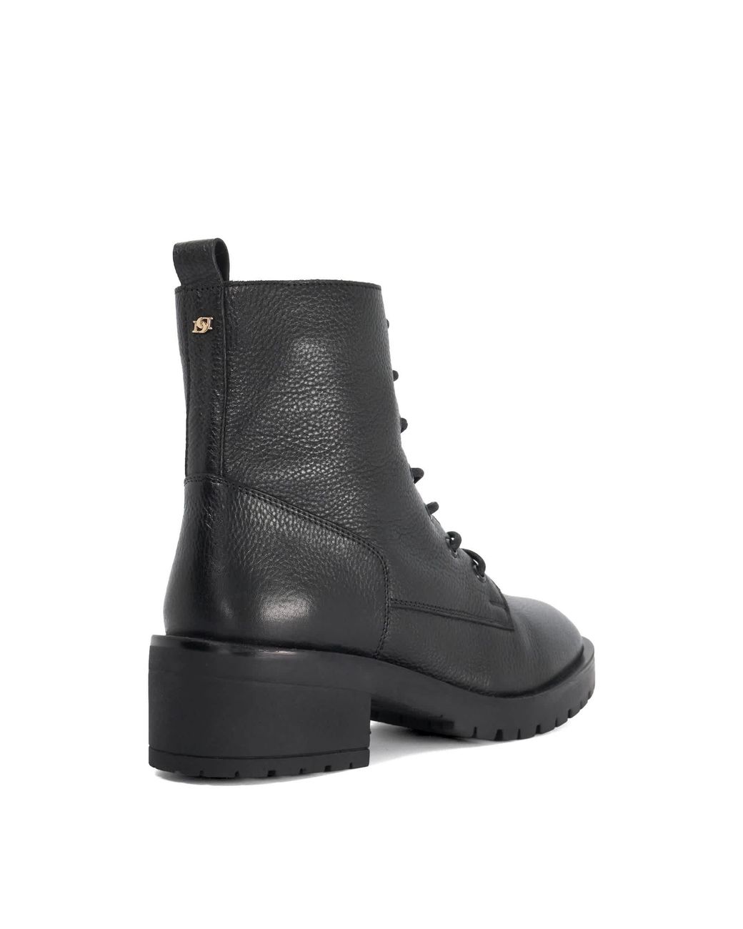 Dune Black Process Lace-Up Ankle Boots