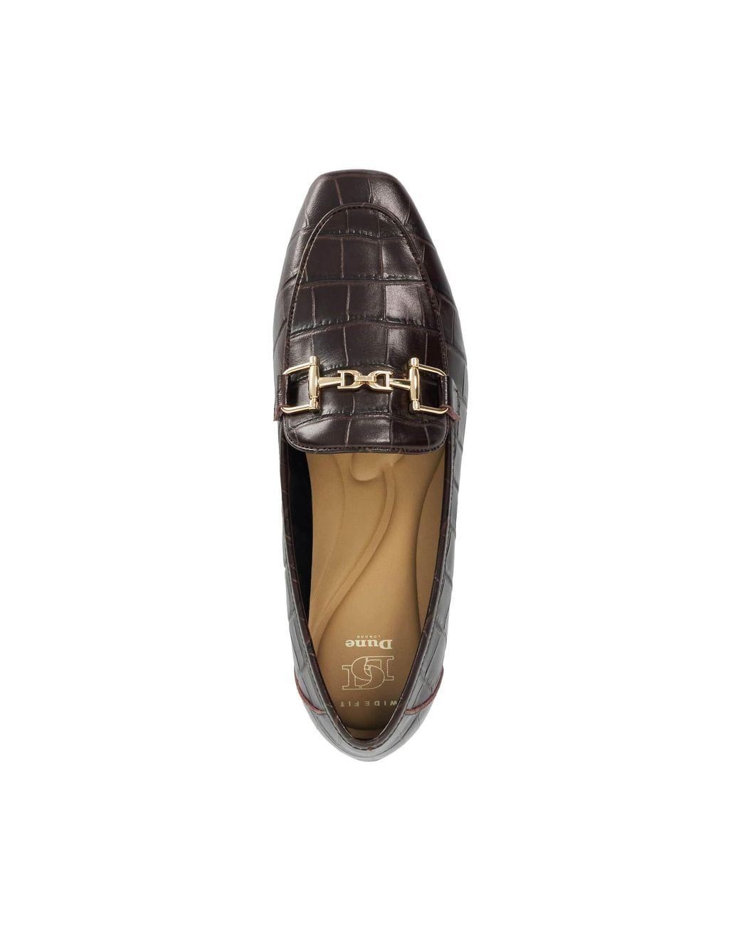 Dune Black Wf Grained Hardware-Detail Loafers