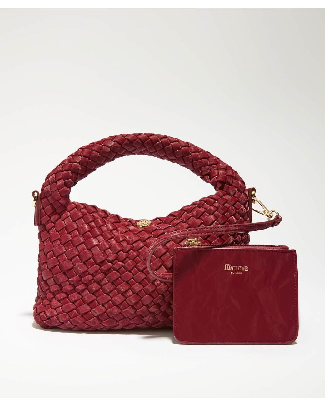 Dune Red Dinkydeliberate Mini Woven Grab Bag