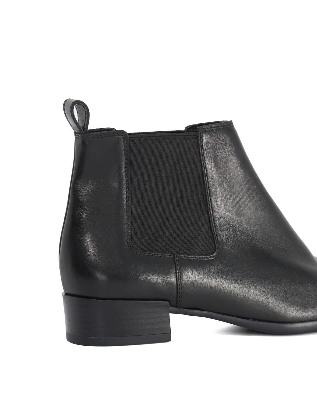 Dune Black Pinni Slip-On Ankle Boots