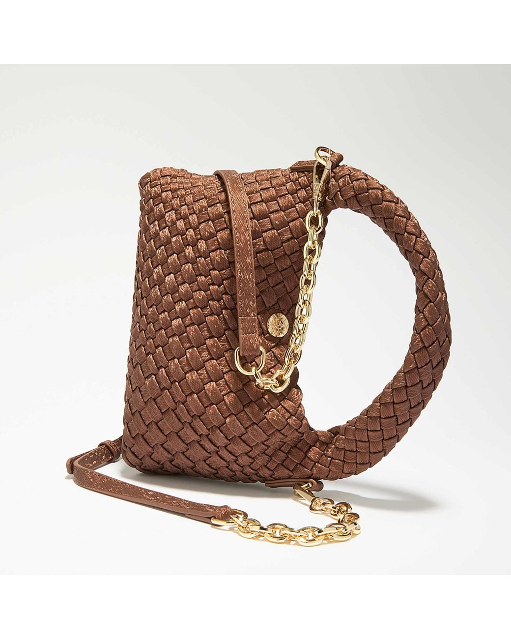 Dune Brown Dinkydeliberate Mini Woven Grab Bag