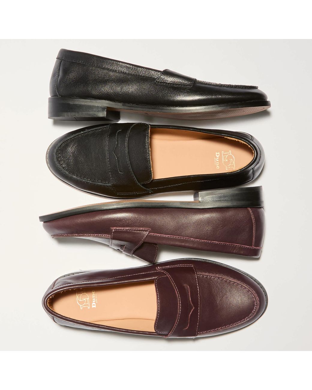 Dune Black Ginelli Penny Loafer