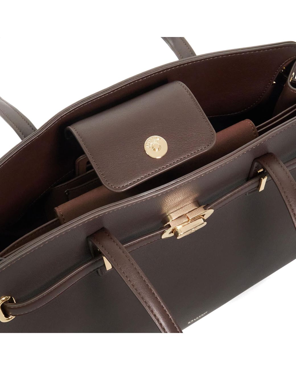 Dune Black Define Belted Shoulder Bag