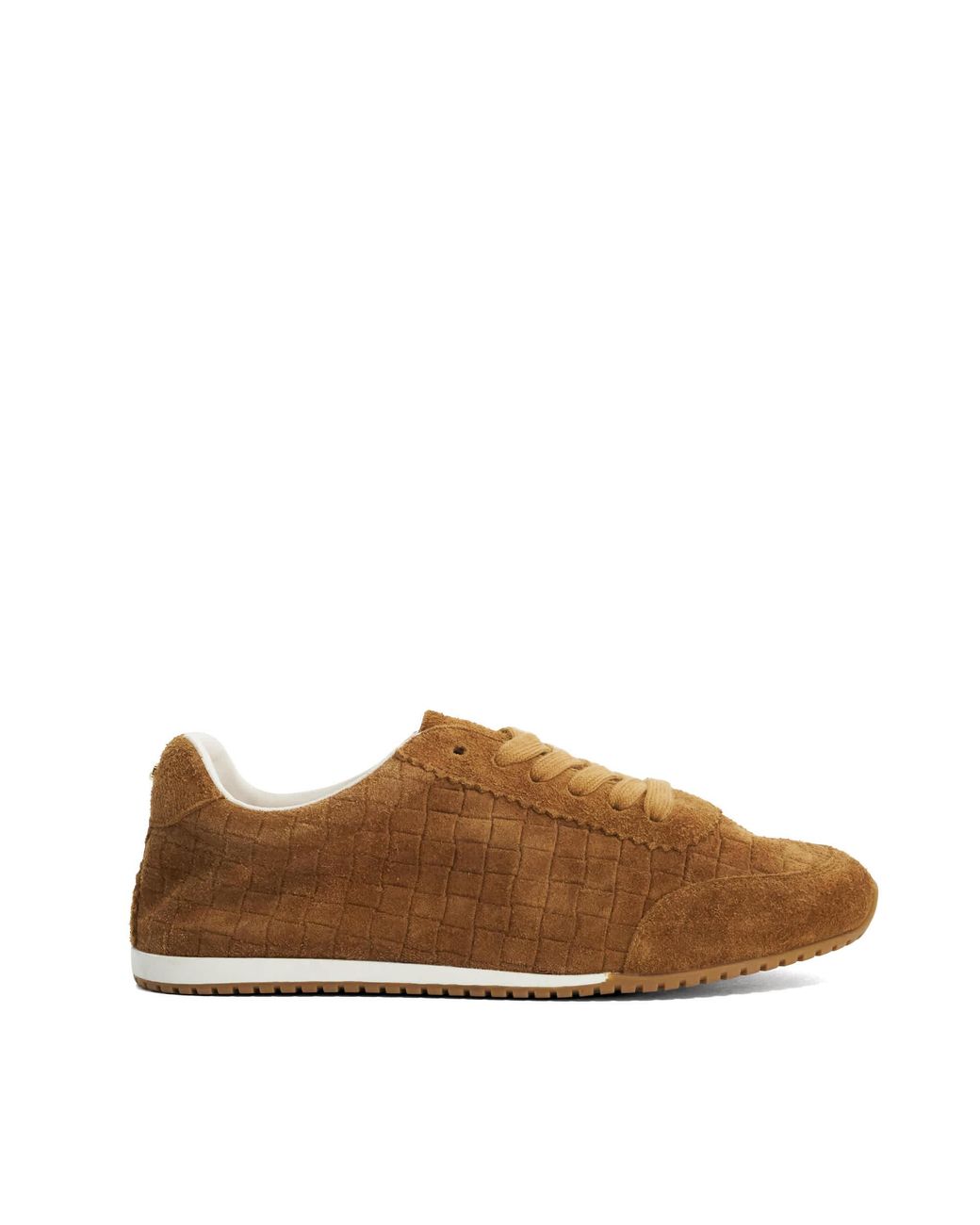 Dune Brown Elora Lace-Up Low-Top Trainers