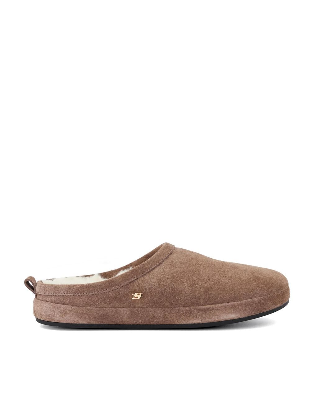 Dune Brown Warmth Faux Shearling-Lined Slippers