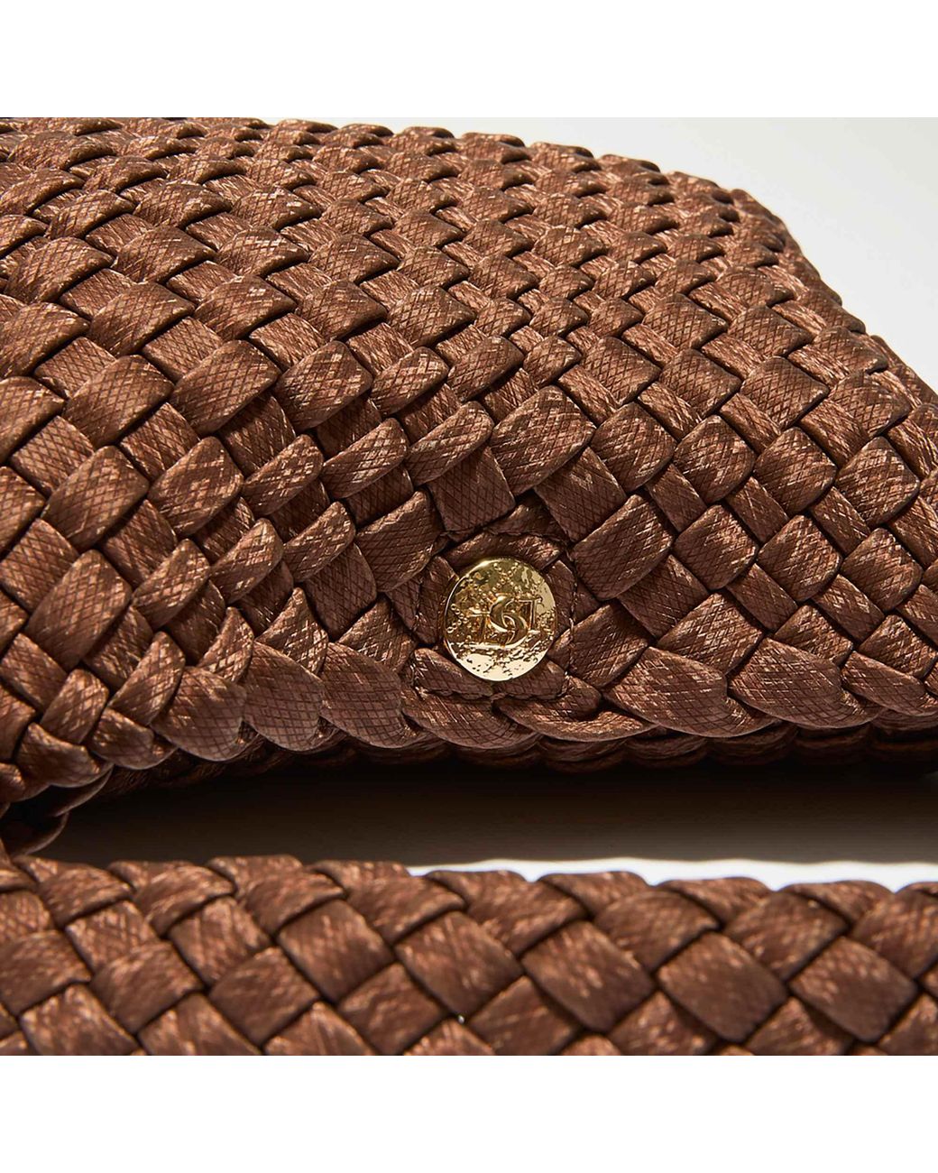 Dune Brown Dinkydeliberate Mini Woven Grab Bag