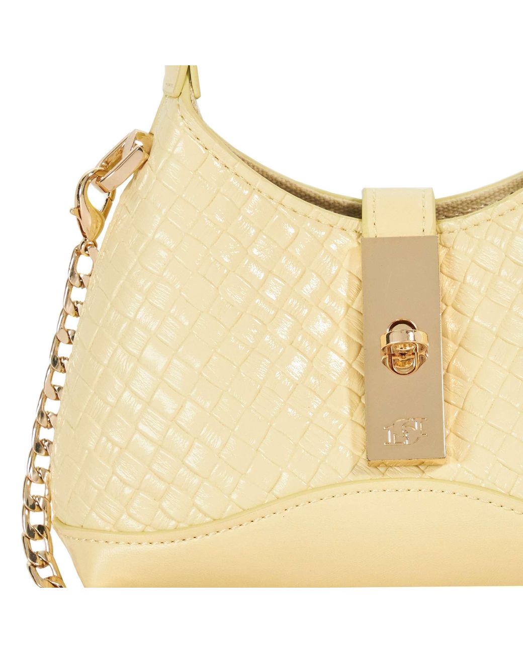 Dune Natural Supportive Turn Lock Micro Bag