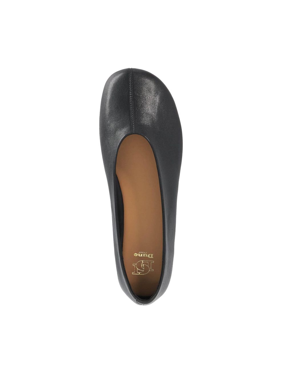 Dune Blue Highway Round-Toe Ballet Flats