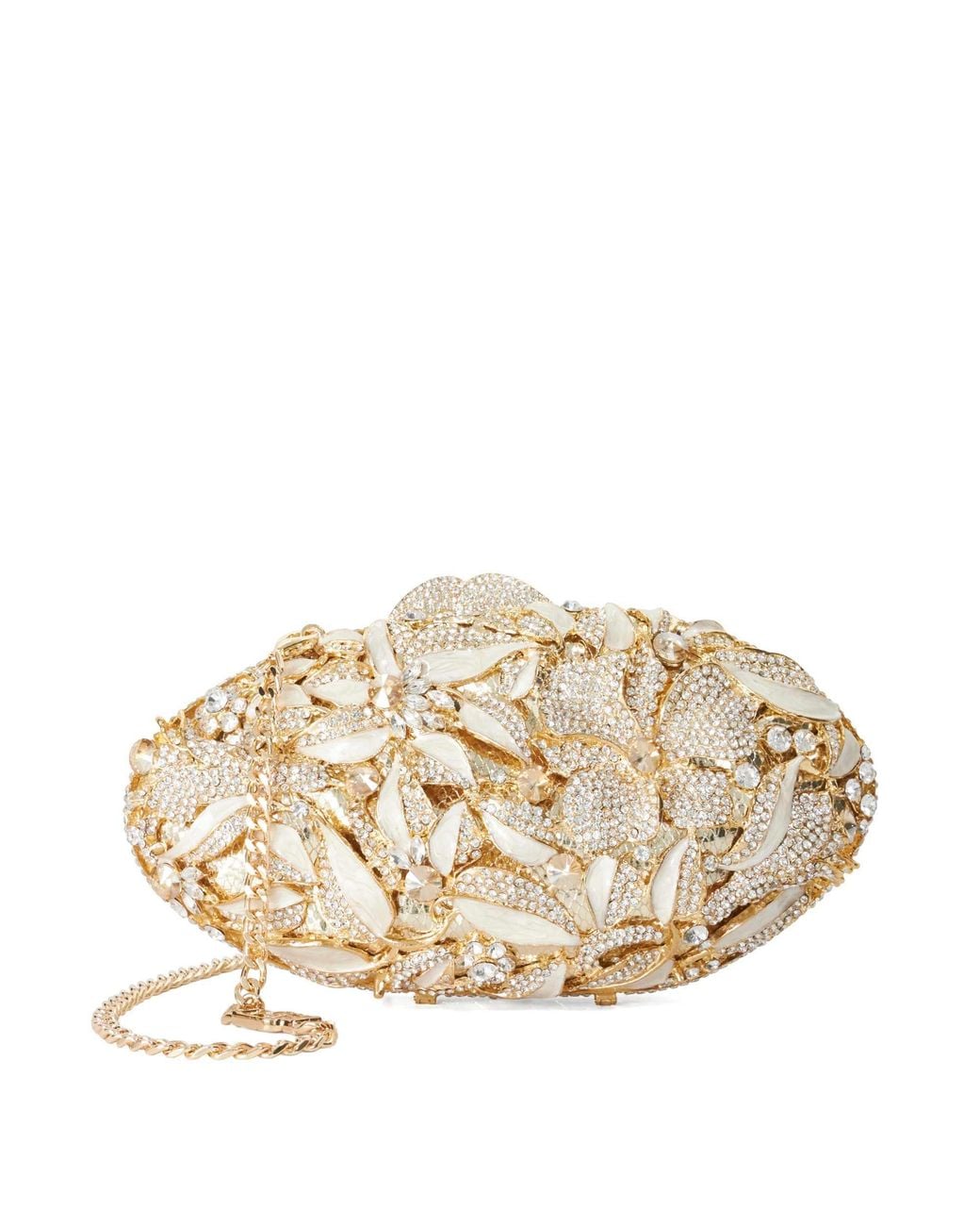 Dune Natural Extravagant Embellished Clutch Bag