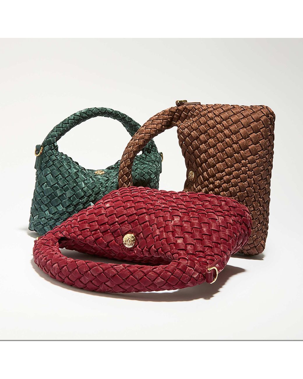 Dune Red Dinkydeliberate Mini Woven Grab Bag