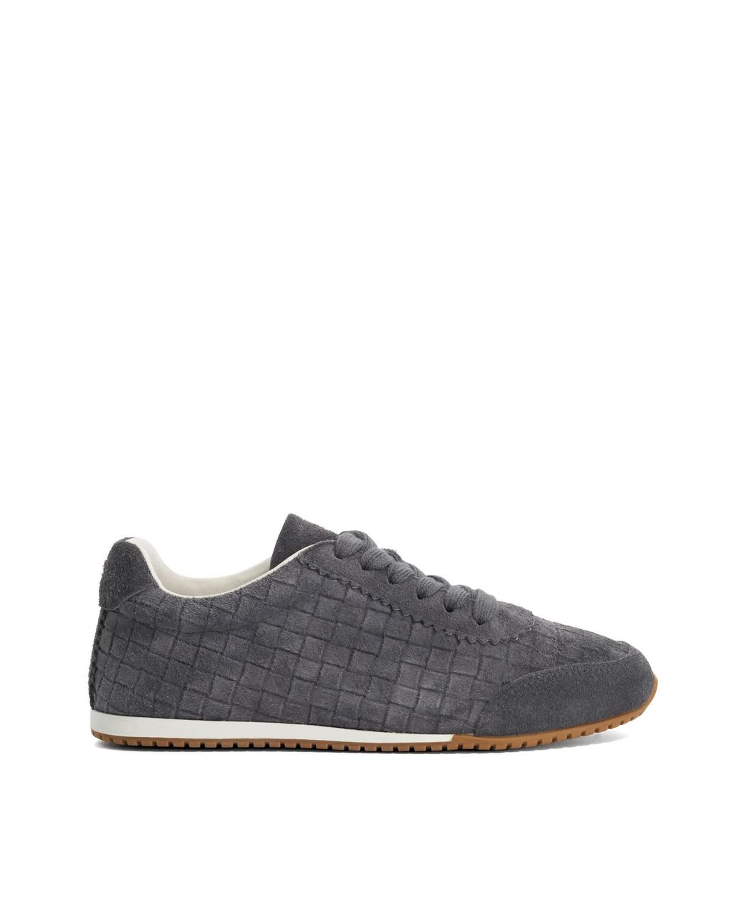 Dune Gray Elora Lace-Up Low-Top Trainers
